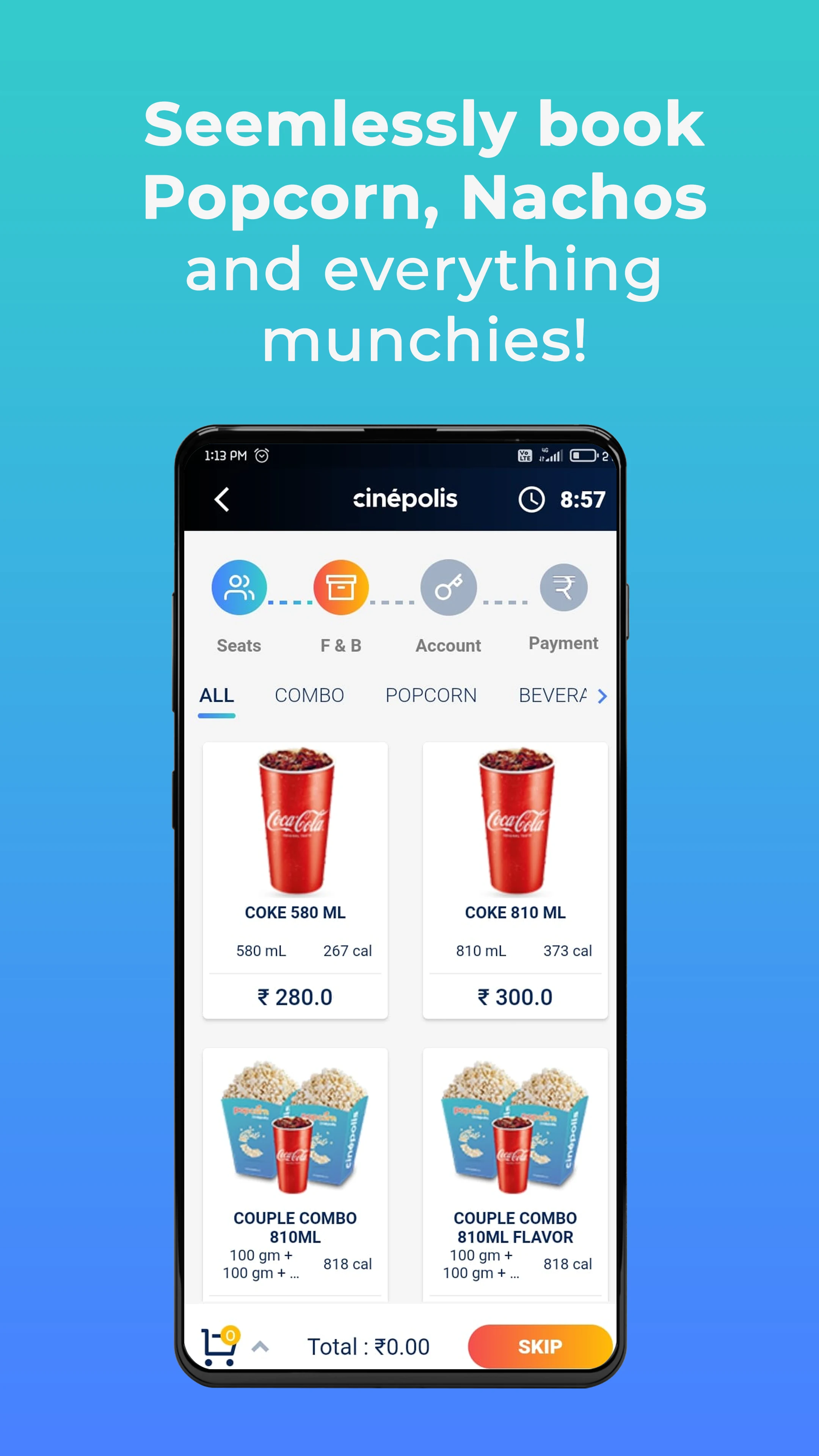 Cinepolis India screenshot